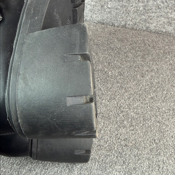 Steve Madden Girl Black Chunky Platform Mary Jane Shoes Size 7.5 - Picture 5 of 7